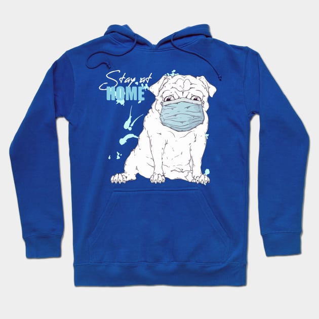 stay at home dog Hoodie by sufian